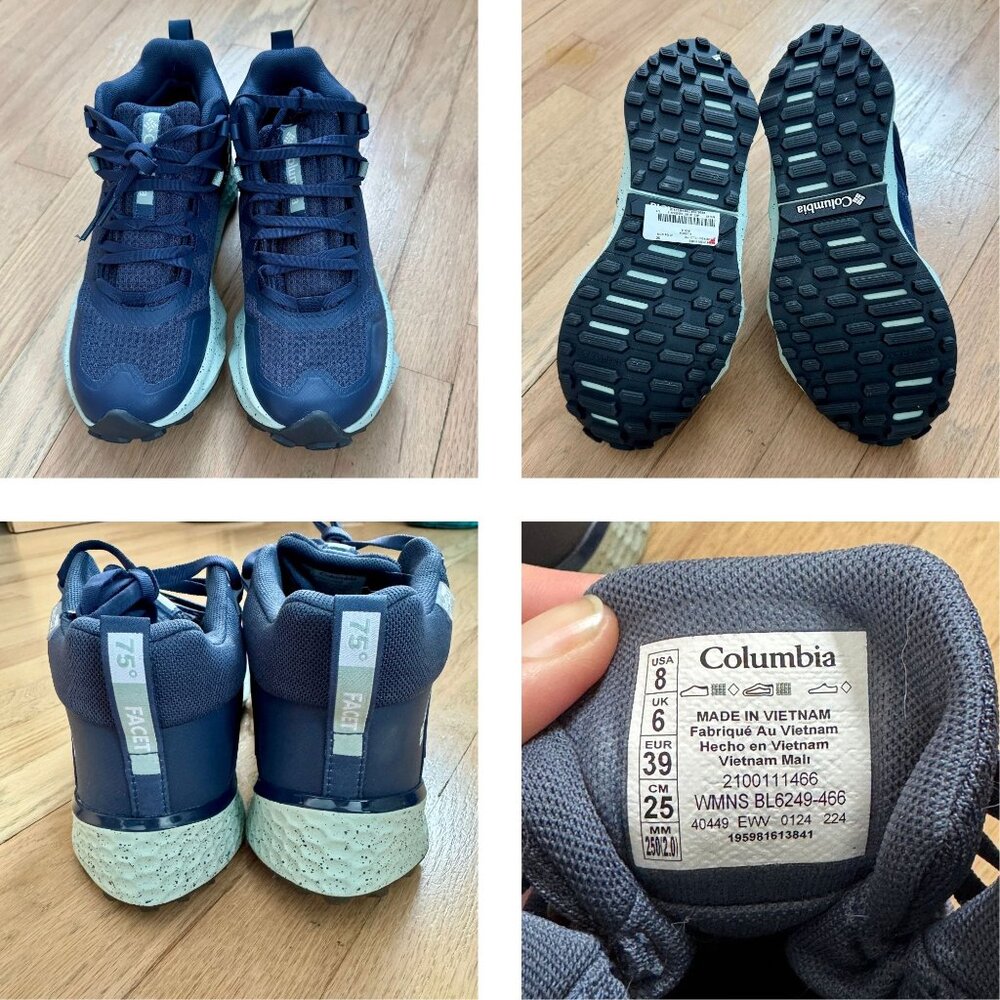 New! Columbia Facet 75 Mid Outdry Hiking Shoe